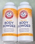 2 X Arm & Hammer Talc-free Body Powder Deodorant Controls 5 Oz. Fixed Price $13.99.