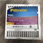 Filtrete Ultra Allergen Reduction Deep Pleat Filter, 20X20X4 In. Pk Mpr 1550. Fixed Price $47.00.