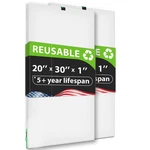 Reair 20X30X1 Merv 8 Washable Reusable Filter, Pack With Frame. Fixed Price $89.99.