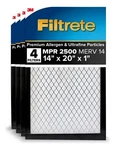 3M Filtrete Mpr 2500 14X20X1 4-PACK Premium Allergen & Ultrafine Particles. Fixed Price $26.00.