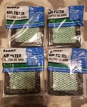 Four Arnold Paper Air Filter 4-CYCLE Engine Honda 490-200-0023. Fixed Price $19.99.