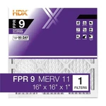 16X16X1 Air Filter Merv 11 Fpr Pleated Hvac Furnace Allergy Dust 90-DAY. Fixed Price $23.95.