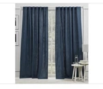 Lauren Ralph Vienna Light Filtering Back Tab Rod Pocket 84 Curtain Panel. Fixed Price $24.99.