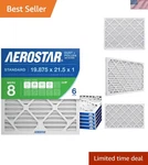19.875X21.5X1 Merv Air Filter, 6 Count, Actual Size 21.50 0.75, .... Fixed Price $83.33.
