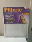 3M Filtrete F2 Pleated Air Purifier Allergen Filters Mpr 1500 20X25X1 2PK. Fixed Price $25.45.