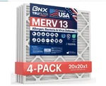 Bnx Trufilter Merv 13 Air - Pack Of 4 Made In Usa. Fixed Price $22.00.