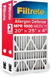 20X25X4, Furnace Air Filter, Mpr 1000 Dp, Micro Allergen Defense Deep Plea.... Fixed Price $87.95.