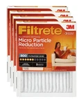 Filtrete Clean Living Micro Particle Reduction Filters 20X25X1 - Set Of 4 *new. Fixed Price $39.99.