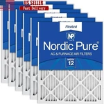 High Efficiency Air Filter Merv 12 Pleated Media Furnace Allergy Relief New. Fixed Price $90.92.