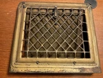 Antique National Floor Wall Heat Register Vent Cover Grille With Filter. Fixed Price $69.99.