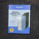 4 Derblue Hepa Air Filters 8 Carbon Pre Set New In Box. Fixed Price $17.00.
