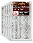New 6-PACK 3M Filtrete 14X36X1 Air Filter, Mpr 1000, Merv 11, Sealed. Fixed Price $22.99.