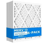 Chenzhit (6 Pack) 14X24X1 Filters, Mpr 1900 & Fpr 10, Merv 13 Pleated Air.... Fixed Price $60.95.