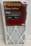2PK - 3M Filtrete 14X24X1 Furnace Air Filter, Mpr 1000 Micro Allergen Defense. Fixed Price $29.99.
