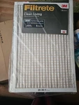 Lot Of 6 Filtrete 3M Clean Living Basic Dust Air Filters 20X30X1 Mpr 300 Merv 5. Fixed Price $49.50.