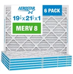 New Aerostar 19 7/8 X 1/2 Merv Furnace Air Filter, 6 Pack. Fixed Price $19.95.