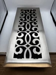 Hampton Bay 4X12 Floor Register Vent Cover Steel Damper Nickel Bronze. Fixed Price $27.99.