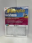 (4 Pack) Filtrete Ultra Allergen Bacteria And Virus 1600 Mpr, Merv 12 Fs. Fixed Price $46.10.