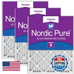 Nordic Pure 18X18X1 Actual Size 17 3/4 Pleated Merv Air. Fixed Price $62.20.