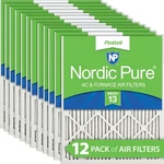 Nordic Pure 20X24X1 (19 1/2 23 7/16 3/4) Pleated Merv 13 Air Filters 12 P.... Fixed Price $180.05.
