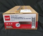 Gaf Undereave Vent Soffit Aluminum Brown 4" Master Flow EAC16X4BR (36 Pack). Fixed Price $36.95.