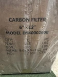 Hydro Crunch Carbon Filter, 6"X12", Model D940002600. Nib New! Unopened. Fixed Price $45.99.