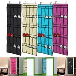 20 Pocket Over The Door Shoe Organizer Rack Hanging Storage Space Saver Hanger. Fixed Price $9.95.
