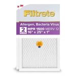 Filtrete Furnace Smart Air Filter, Merv 12, Mpr 16X25X1, White. Fixed Price $85.69.