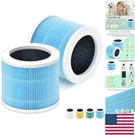 Breathe Easy With H13 Hepa Air Filter Rock 2-PACK Perfect For Pet Owners. Fixed Price $38.19.