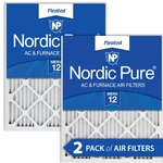 15X20X1 (14 1/2X19 1/2) Pleated Merv 12 Air Filters Pack. Fixed Price $31.99.