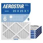 Aerostar 20X25X1 Merv 6 Pleated Air Filter, Furnace Pack Act.... Fixed Price $53.17.