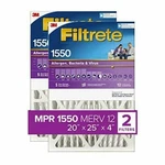Filtrete NDP03-4IN-2P-2 Ultra Allergen Pleat Filter. Fixed Price $28.00.