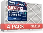 Trufilter 16X24X1 Air Merv 13 Pack Made In Usa Electrostatic Pleated. Fixed Price $72.23.