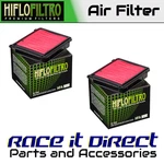 Air Filter Set For Honda Crf 1100L A4 Africa Twin Adventure Es 2020-2024 Hiflo. Fixed Price $51.03.