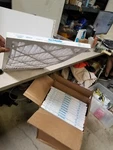 Lot Of 12 Air Handler 6B967 Pleated FILTER,14X25X1,MERV 8. Fixed Price $53.96.