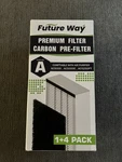 Future Way 1 + 4 Pack Size Air Purifier AC5000E Carbon Filters Pre. Fixed Price $6.99.