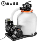 Uimoso 16-INCH Sand Filter Pump With Timer, 1HP, 4400 Gph For Above-ground Pools. Fixed Price $229.99.
