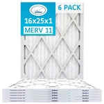 Trion T11-16251-6P 16" X 25" 1" Pleated Air Filter (6-PACK), Merv. Fixed Price $37.92.