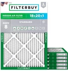 6 Pack Filterbuy 18X20X1 Pleated Air Filters Merv Hvac Furnace. Fixed Price $44.24.