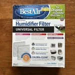 Best Air Universal Humidifier Filters Cut To Size New, Part # "ALL-1" 2 Per Box. Fixed Price $9.99.