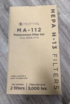 Medify Air MA-112 Replacement Set True Hepa H-13 3000 Hrs. Fixed Price $40.00.