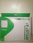 Think Crucial Idylis Hepa Air Purifier And Carbon Filter SET.X4A. Fixed Price $17.49.