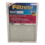 Filtrete Ultra Allergen 2X Bacteria & Virus Filter (1600 Mpr) 18X24X1 (4 Pack). Fixed Price $30.95.