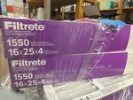 3M DP01DC-4 16" X 25" 4" Allergen Reduction 1550I (2 Filters). Fixed Price $29.00.