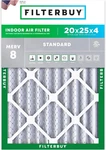 Filterbuy 20X25X4 Pleated Air Filters, Replacement For Hvac Furnace (merv 8). Fixed Price $177.96.