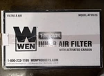 1-MICRON Activated Carbon Inner Air Filter For Allergen/odor Removal Wen. Fixed Price $25.00.