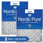 Nordic Pure 20 In. X 24 Allergen Pleated Merv 12 Air Filter (2-PACK). Fixed Price $36.99.