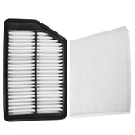 Autohaux Engine Air Filter + Cabin For 10.24"X6.30"X1.97", Black. Fixed Price $26.74.