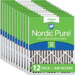 Nordic Pure 14X24X2 Pleated Merv 13 Air Filters 12 Pack. Fixed Price $179.99.