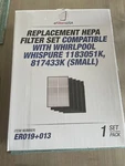 Efilters Usa Hepa Replacement Set For Whirlpool Whispure 1183051K Small. Fixed Price $22.95.